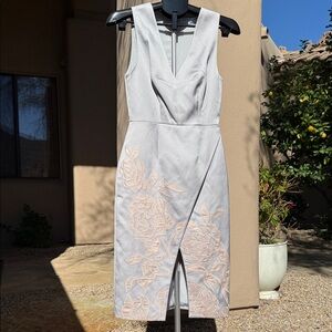 KEEPSAKE the Label Gray and Pink Floral Dress